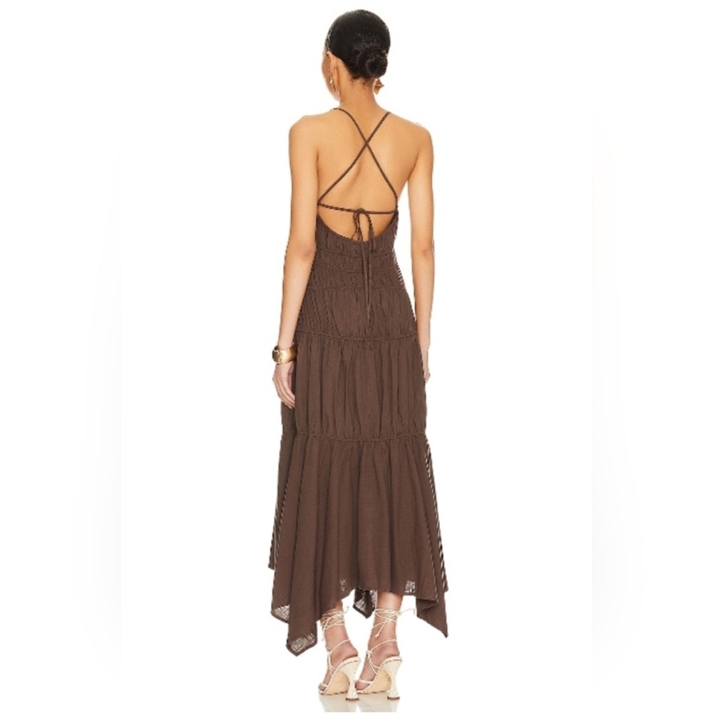NWOT SNDYS Tahlia Dress in Chocolate - Picture 3 of 3